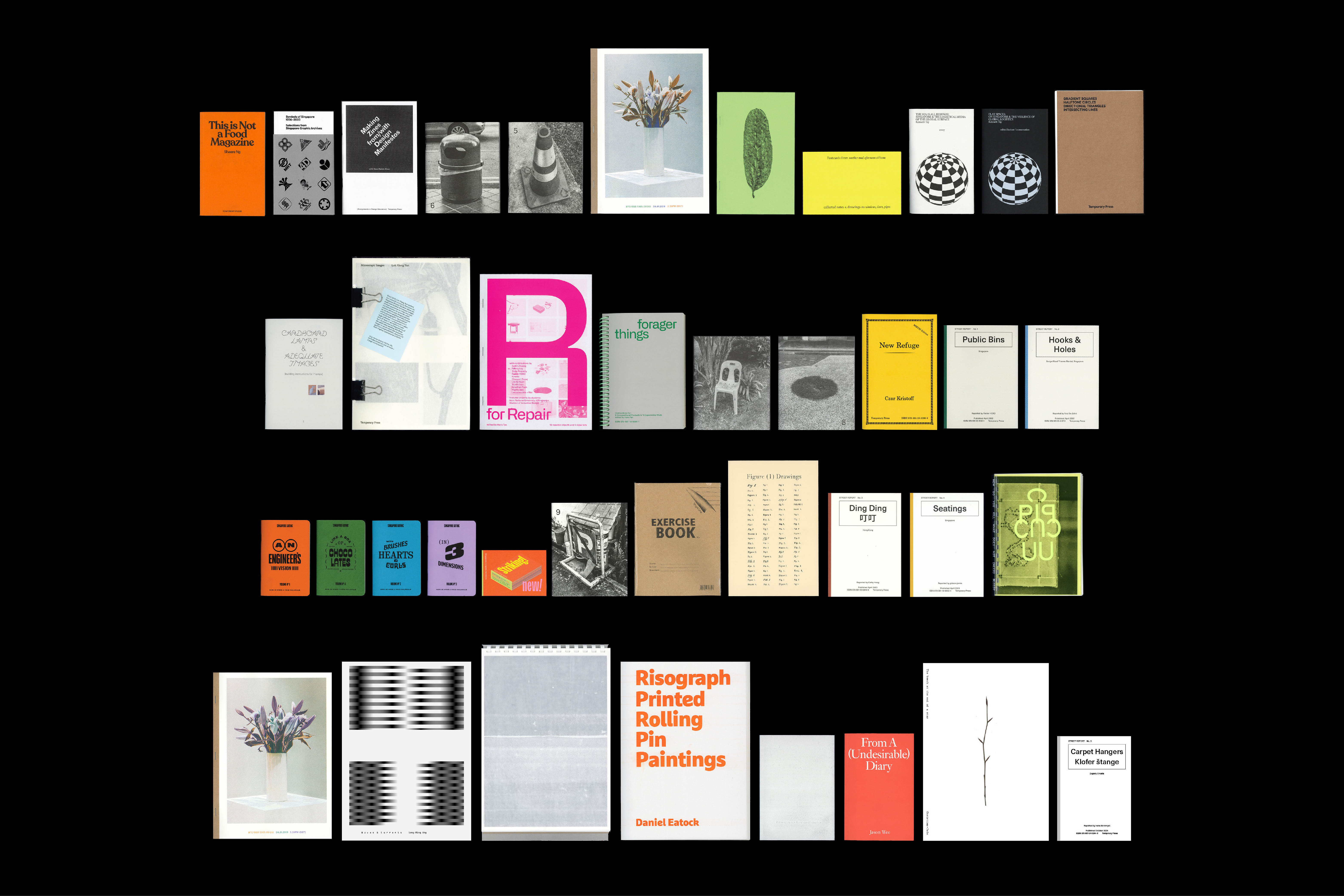 934 Various Temporary Press publications (publishing project), 2018–2024